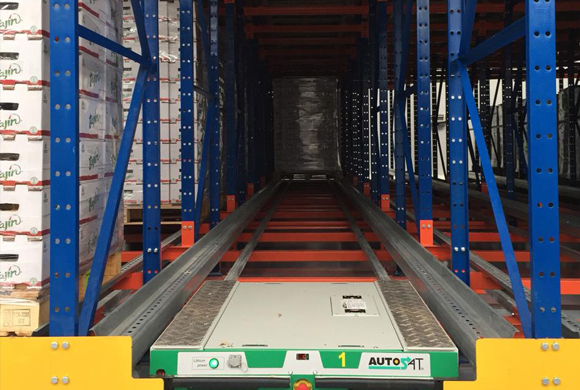 Rack-pallet-runner